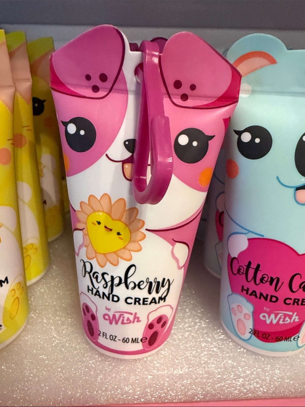 Wish Scented Cute Animal Hand Creams Set - Yellow, Pink, Blue, Mint, Peach(6) - Picture 3 of 7